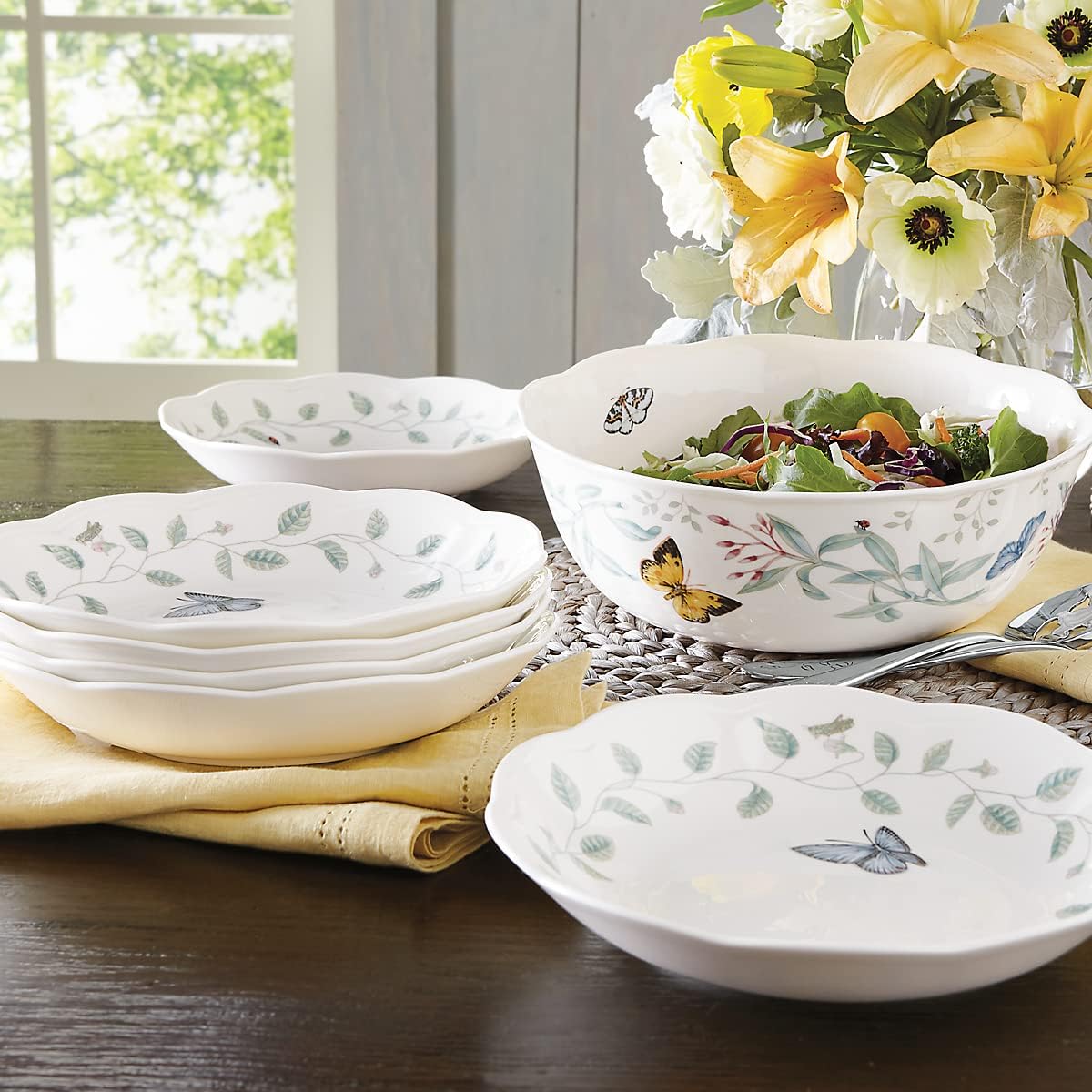 Lenox 6437719 Butterfly Meadow 7-Piece Bowl Set45