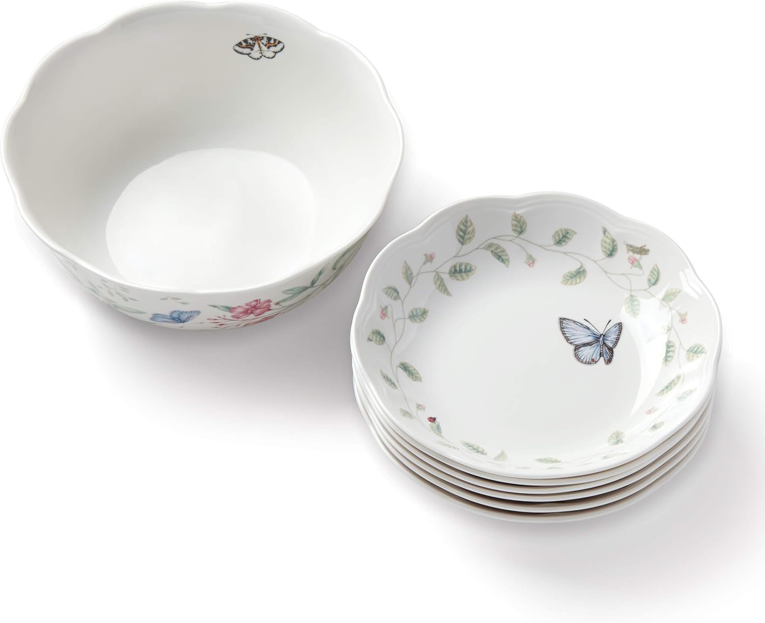 Lenox 6437719 Butterfly Meadow 7-Piece Bowl Set9