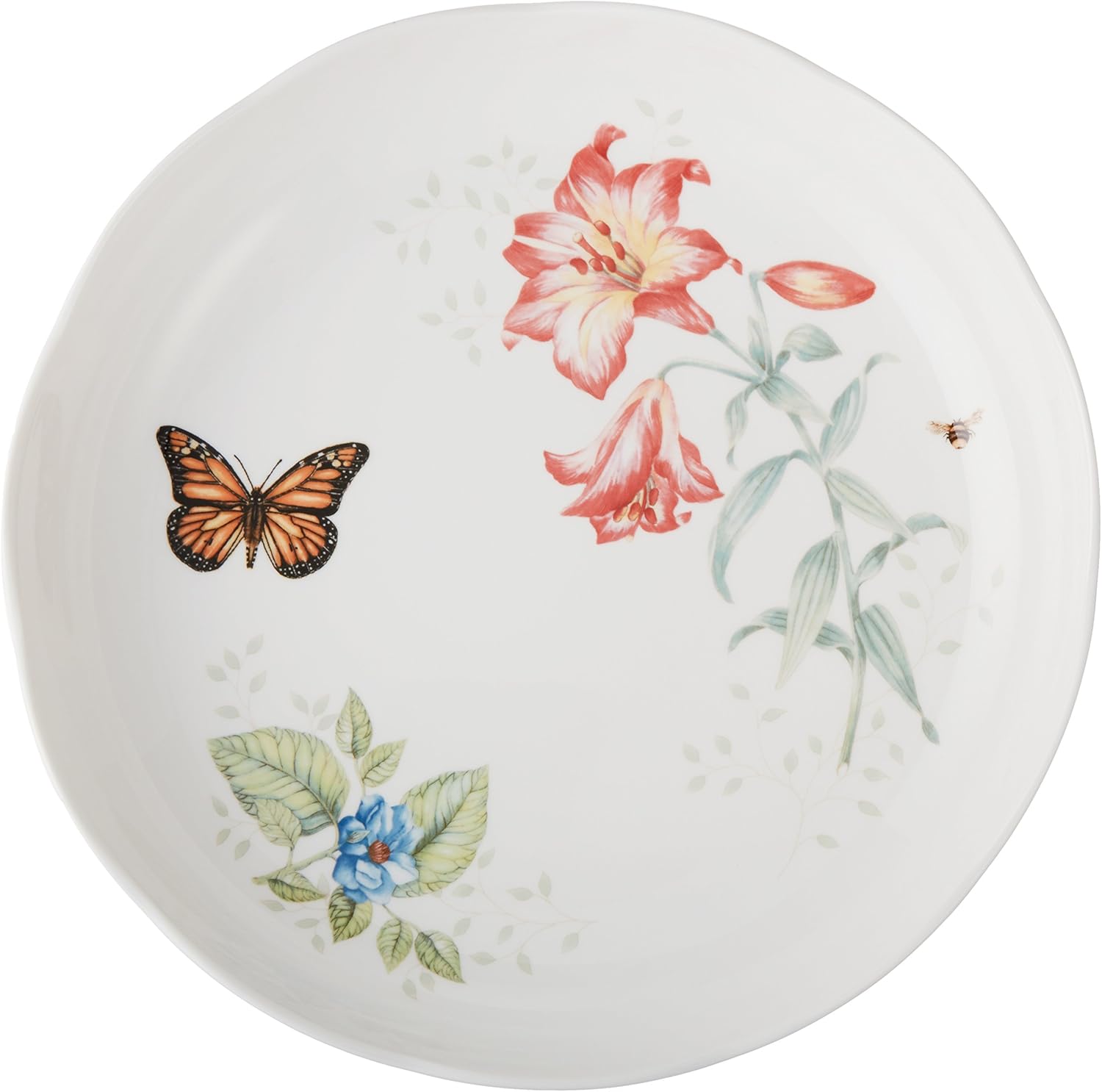 Lenox Butterfly Meadow Low Serve Bowl, White2