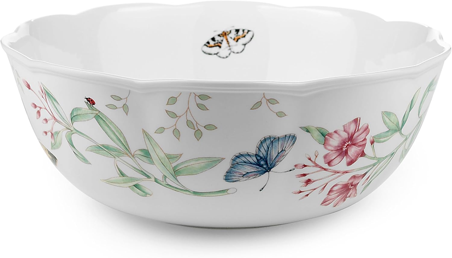 Lenox Butterfly Meadow Serving Bowl , white body - Lenox Butterfly Meadow Serving Bowl , white body