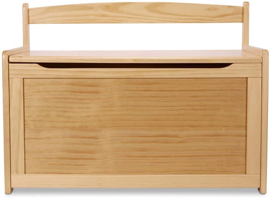 Melissa & Doug- Light Wood Furniture for Playroom, Blonde - Kids Wooden Toy Box Storage Organizer, Children's Furniture Toy Chest5
