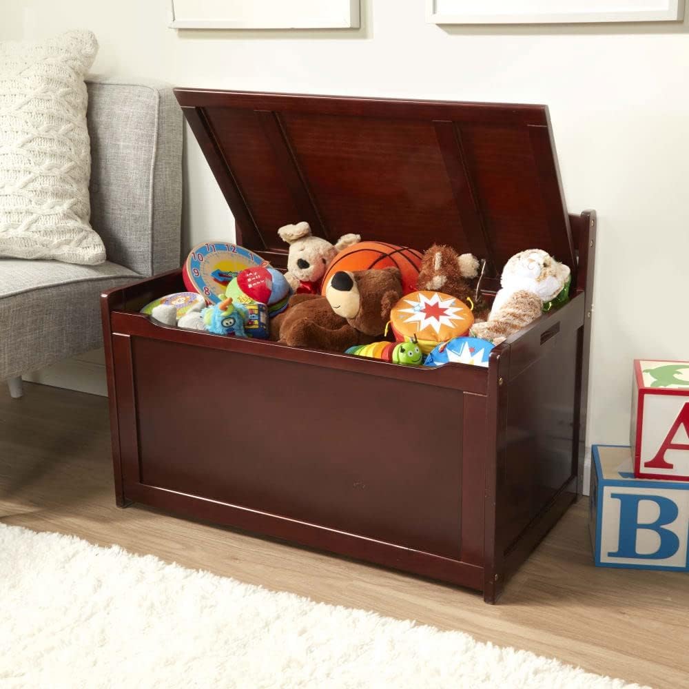 Melissa & Doug Wooden Toy Chest - Espresso7