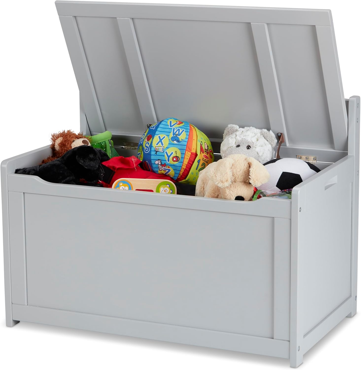 Melissa & Doug Wooden Toy Chest - Gray Furniture for Playroom Melissa & Doug Wooden Toy Chest - Gray Furniture for Playroom