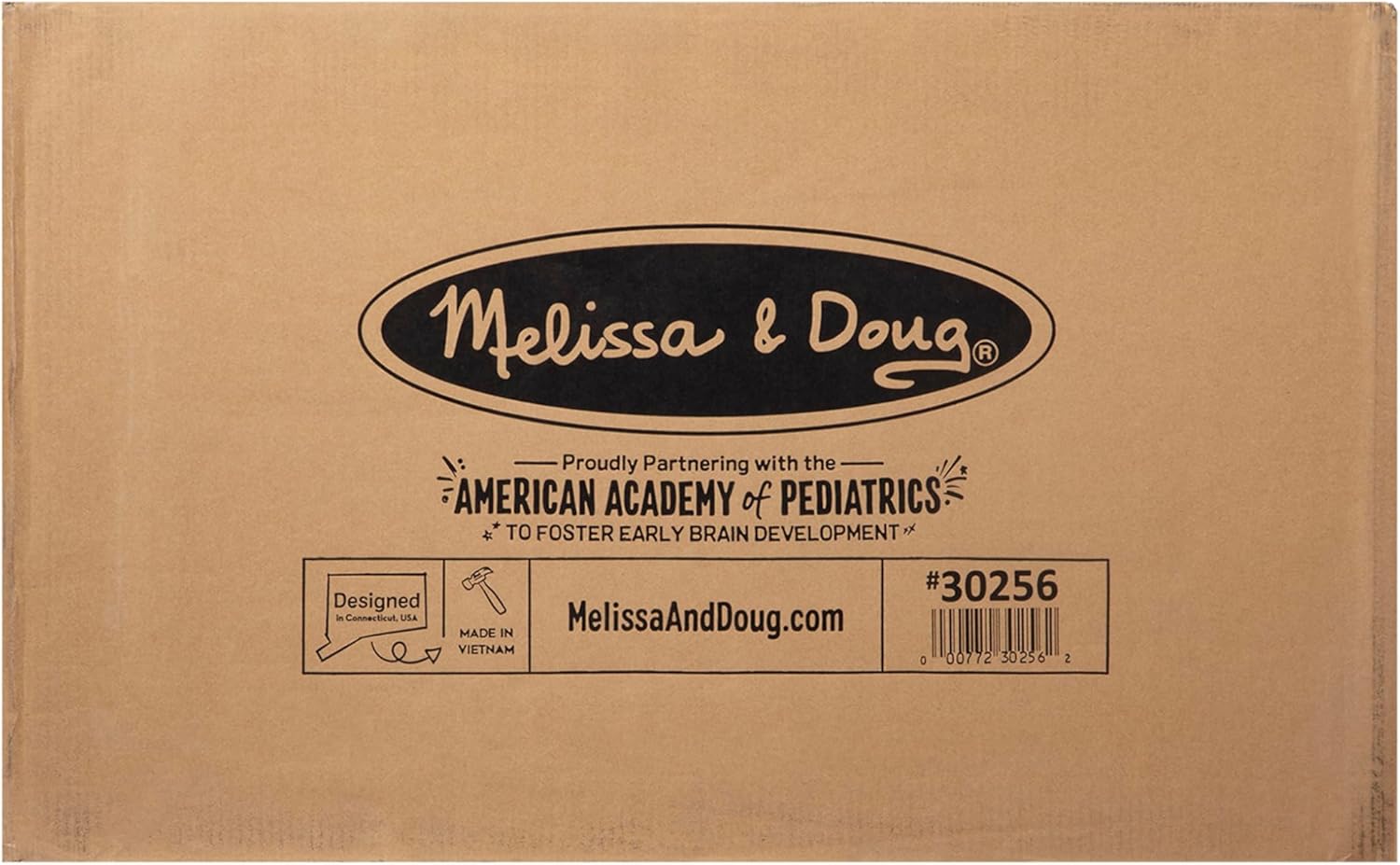 Melissa & Doug Wooden Toy Chest - Gray Furniture for Playroom7