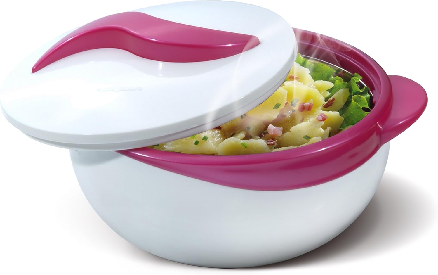 Pinnacle Serving Salad Soup Dish Bowl - Thermal Inulated Bowl with Lid - Great Bowl for Holiday, Dinner and Party ~ Set of 3 ~ Purple1