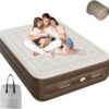 Queen Air Mattress with Built-in Pump,18'' Self Inflatable Mattress with Cordless Removable Lithium Battery Pump, Blow Up Mattress with Storage Bag,Foldable Rest Airbed for Home, Camping & GuestsQueen Air Mattress with Built-in Pump,18'' Self Inflatable Mattress with Cordless Removable Lithium Battery Pump, Blow Up Mattress with Storage Bag,Foldable Rest Airbed for Home, Camping & Guests