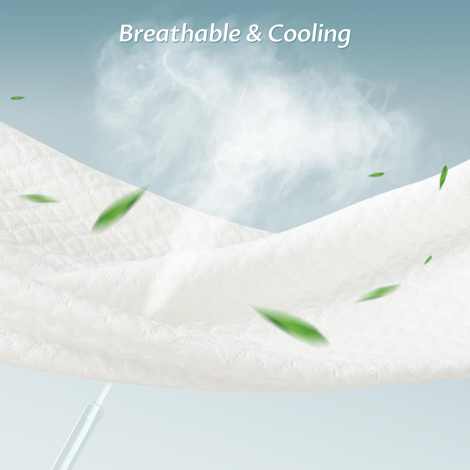 Queen Size Bamboo Rayon Mattress Protector with Zipper - 100% Waterproof Zippered Mattress Cover - Soft & Cooling Noiseless Bed Mattress Covers - Top Removable Mattress Encasement 10-12 Deep6