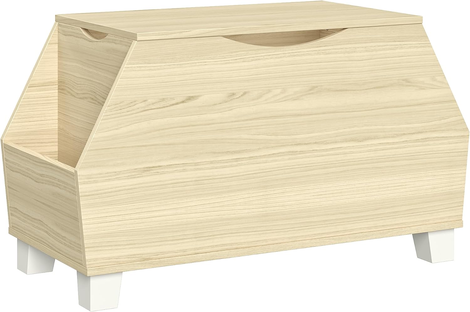 RiverRidge Kids Catch Storage Light Woodgrain Toy Box RiverRidge Kids Catch Storage Light Woodgrain Toy Box