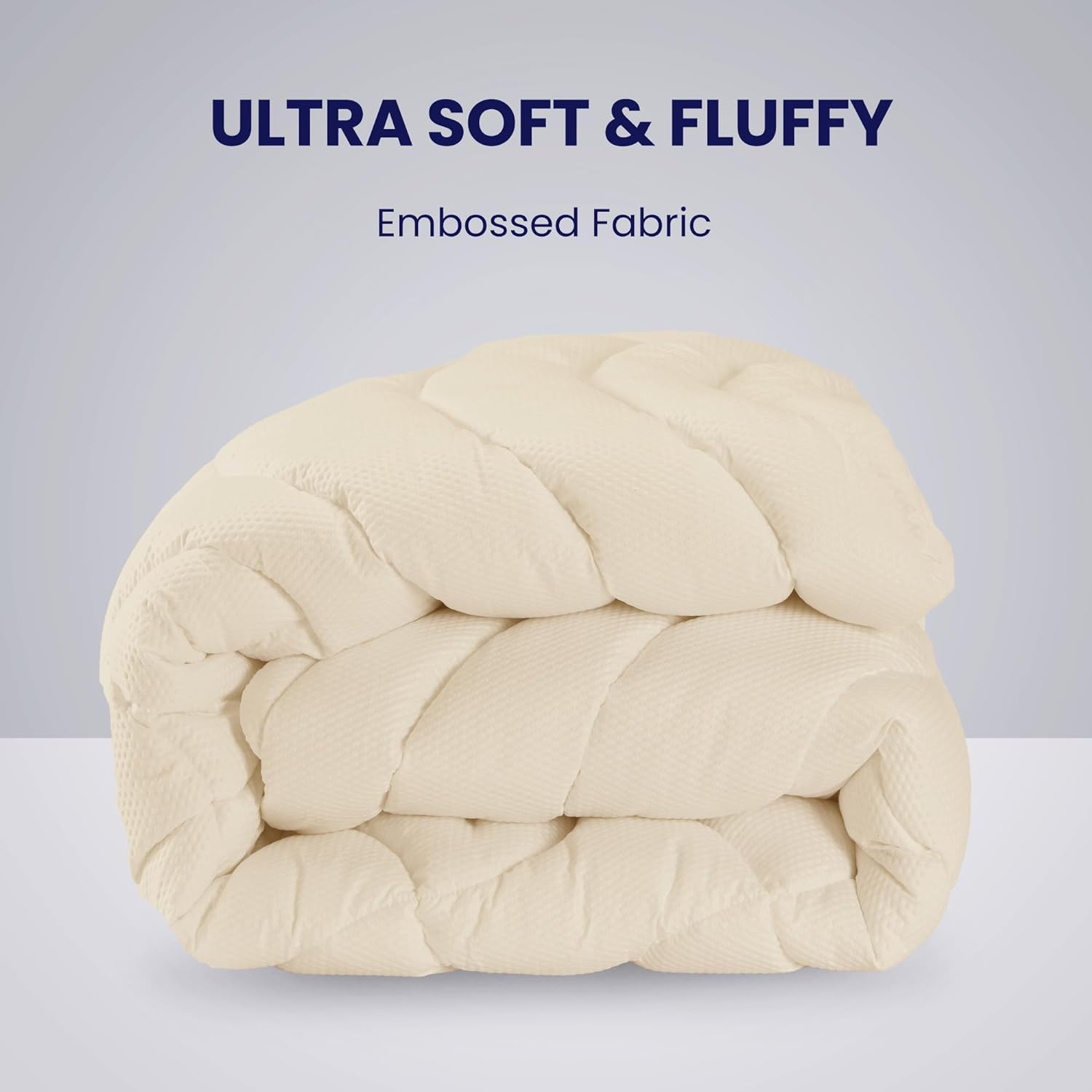 SLEEP ZONE Full Size Cooling Mattress Topper for Double Bed, Premium Zoned Cool Mattress Pad Cover, Padded Mattress Protector Breathable Washable, Deep Pocket 8-21 (Beige, Full)8