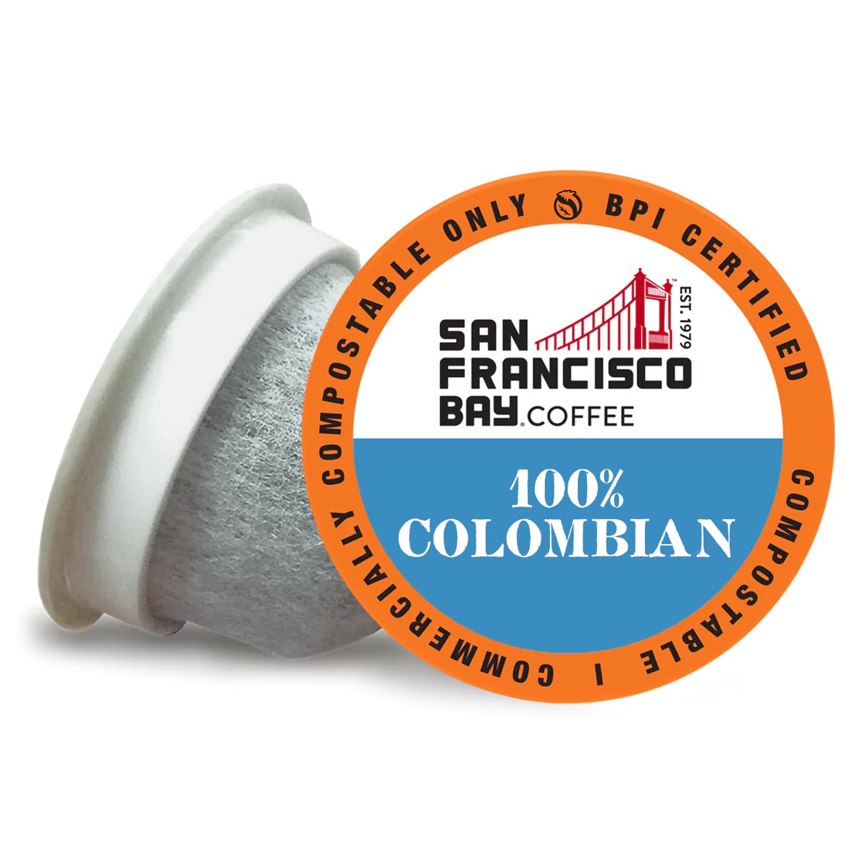 San Francisco Bay Compostable Coffee Pods - 100% Colombian (80 Ct) K Cup Compatible including Keurig 2.0, Medium Roast San Francisco Bay Compostable Coffee Pods - 100% Colombian (80 Ct) K Cup Compatible including Keurig 2.0, Medium Roast