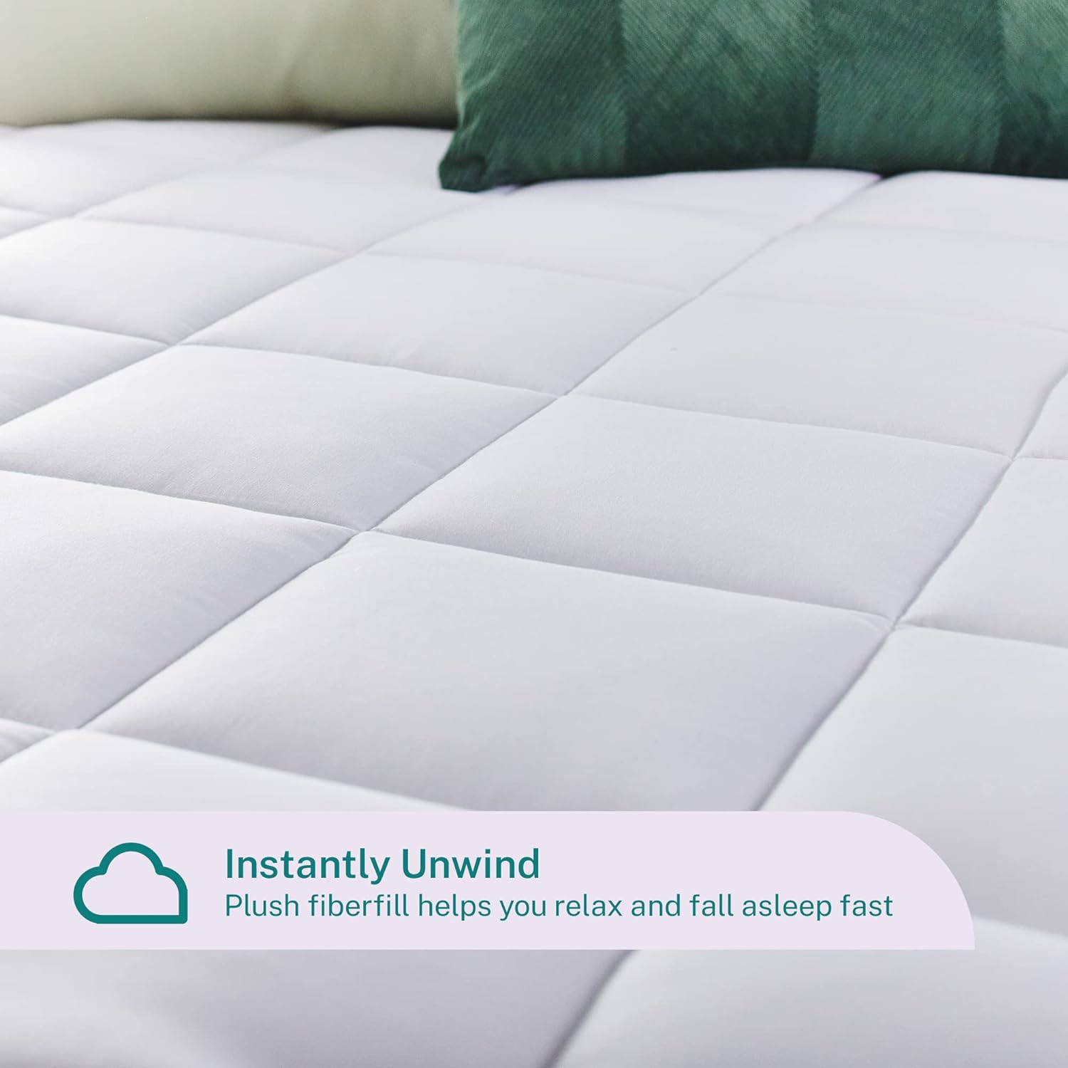 Sleep Innovations Dual Layer 4 Inch Memory Foam Mattress Topper, California King Size, Ultra Soft Support, 3 Inch Cooling Gel Memory Foam Plus 1 Inch Fluffy Pillow Top Cover7