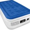 SoundAsleep Dream Series Luxury Air Mattress with ComfortCoil Technology & Built-in High Capacity Pump for Home & Camping- Double Height, Adjustable, Inflatable Blow Up, Portable - Twin Size