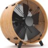 Stadler Form fan Otto, with eco-friendly bamboo ring, three speed levels, adorns home or office, 55 W