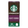 Starbucks by Nespresso Dark Roast Caffè Verona Coffee (50-count single serve capsules, compatible with Nespresso Original Line System)