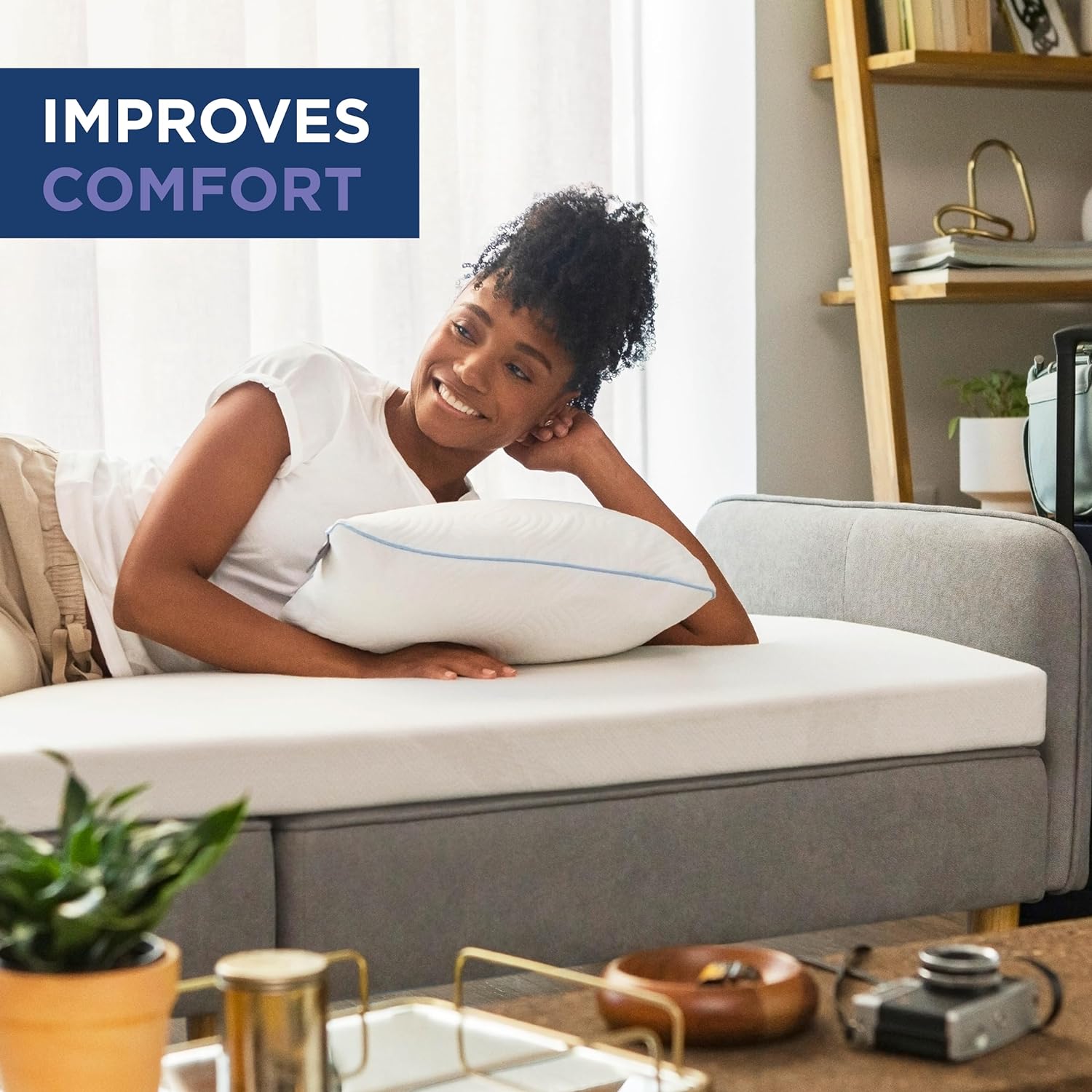 TEMPUR-Adapt (Supreme) 3 Memory Foam Mattress Topper, King5
