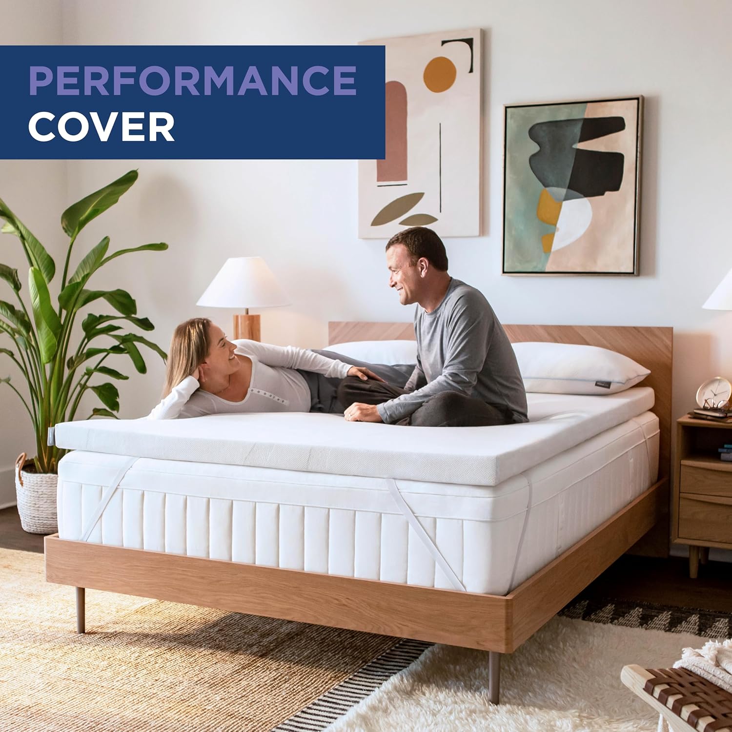 Tempur-Pedic - 11182130DTC TEMPUR Supreme 3-Inch Medium Firm Mattress Topper, Twin, White8