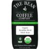 The Bean Organic Coffee Company Breakfast Blend, Medium Dark Roast, Ground Coffee, 16-Ounce Bags (Pack of 2), Café molido tostado orgánico