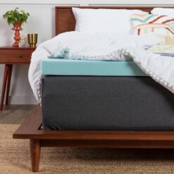 ViscoSoft Memory Foam Mattress Topper Cal King - 3 Inch Reflex Gel Mattress Pad CertiPUR-US Certified