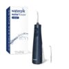 Waterpik Cordless Pulse Rechargeable Portable Water Flosser for Teeth, Gums, Braces Care and Travel with 2 Flossing Tips, Waterproof, ADA Accepted, WF-20 Blue