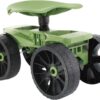 Wheelie Scoot | Premium Rolling Work Seat | Comfort Utility Garden Stool with Never Flat Wheels | Made in USA by Vertex | Model EX500