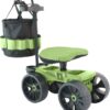 Wheelie with Tool Toter Handle, Bucket and Comfort Cushion | Premium Cart with Rolling Tool Holder | Made in USA by Vertex | Model EX590