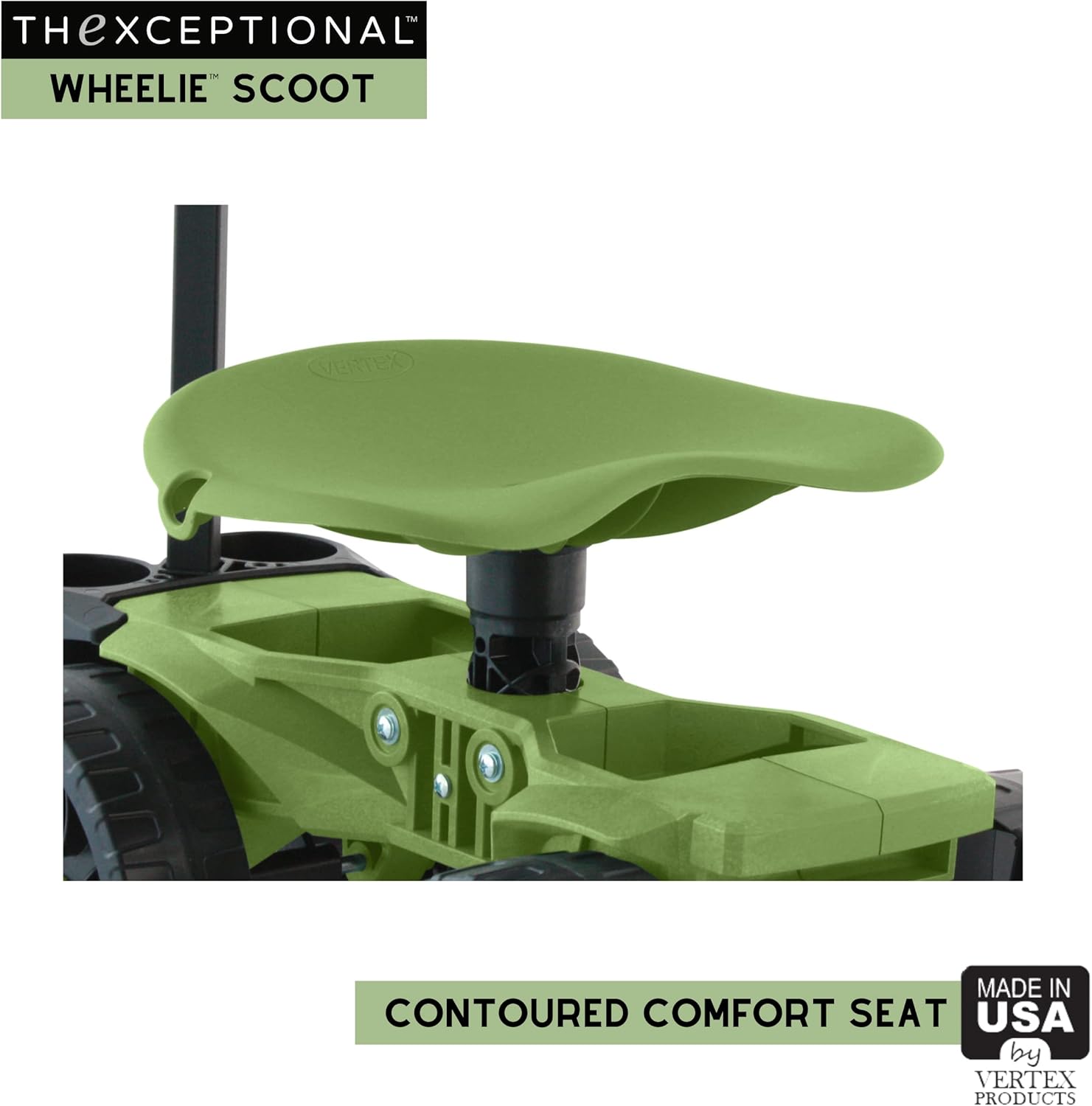 Wheelie with Tool Toter Handle and Bucket Premium Scoot and Tool Storage Rack with Tote Bucket Made in USA by Vertex Model EX5700