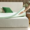 ZINUS 2 Inch Green Tea Memory Foam Mattress Topper, Smaller, More Convenient WonderBox Packaging, Pressure-Relieving Layers, CertiPUR-US Certified, King