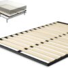 ZINUS Deepak Easy Assembly Wood Slat 1.6 Inch Bunkie Board, Bed Slat Replacement, King