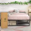 ZINUS Lorelai 12 Inch Metal Platform Bed Frame, Mattress Foundation with Steel Slat Support, No Box Spring Needed, Easy Assembly, Twin