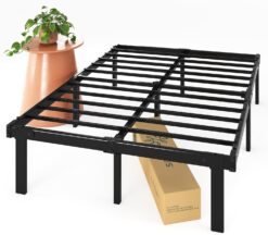 Zinus Caleb 14 Inch Metal Platform Bed Frame, Foldable Steel Frame, No Box Spring Needed, Easy Assembly, Full