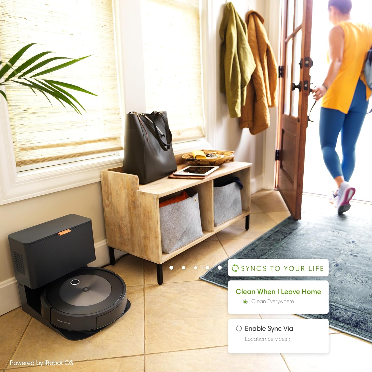 iRobot Roomba j7+ (7550) Self-Emptying Robot Vacuum – Uses PrecisionVision Navigation to Identify & Avoid Objects Like Socks, Shoes, & Pet Waste, Smart Mapping, Self-Empty for Up to 60 Days0
