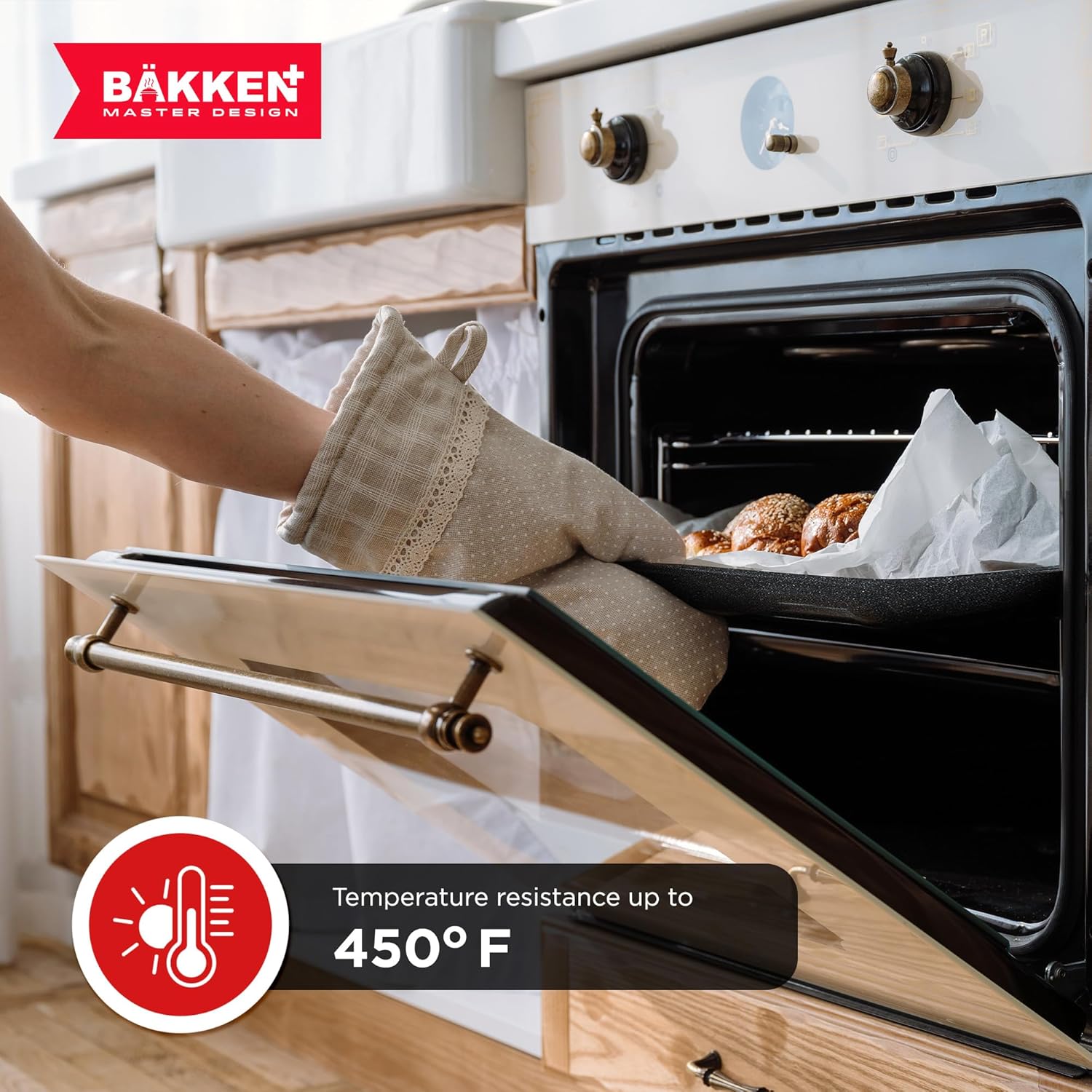 Bakken Swiss - Bakeware Set – 6 Piece – Stackable, Deluxe, Non-Stick Baking Pans for Professional and Home Cooking – Carbon Steel, Gray Stone Coating9