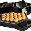 Bubble Waffle Maker - Electric Non stick Hong Kong Egg Waffler Iron Griddle w/Ready Indicator Light - Ready in under 5 Minutes- Free Recipe Guide Included, Make Delicious Waffle Ice Cream Cones, Gift