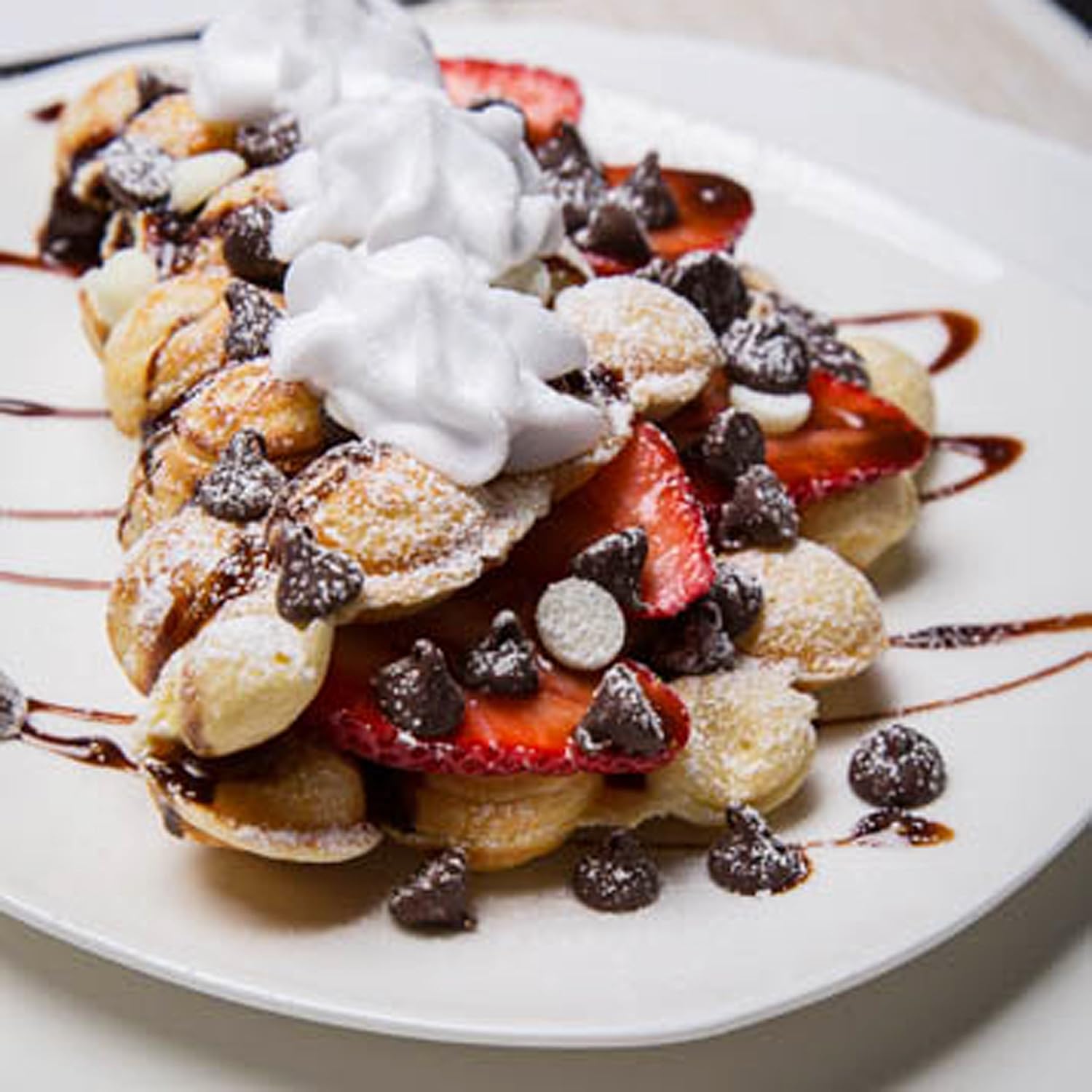 Bubble Waffle Maker- Electric Nonstick Hong Kong Egg Waffler Iron Griddle w Ready Indicator Light- Ready in under 5 Mins w Recipe Guide- Make Homemade Ice Cream Cones- Birthday Breakfast, Dessert Gift3