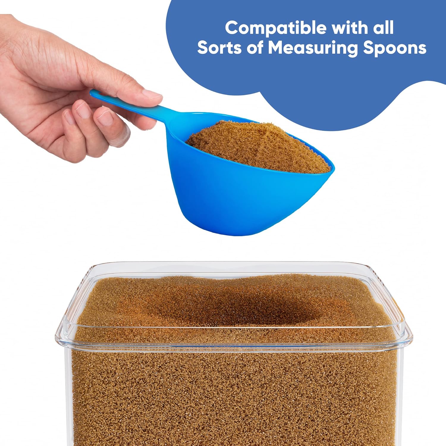 Chef's Path Extra Large Tall Food Storage Containers 7 qt 220oz 6.5L, For Flour, Sugar, Rice - Airtight Kitchen & Pantry Bulk Food Storage - 4 PC Set - Measuring Scoops, Pen & Labels7