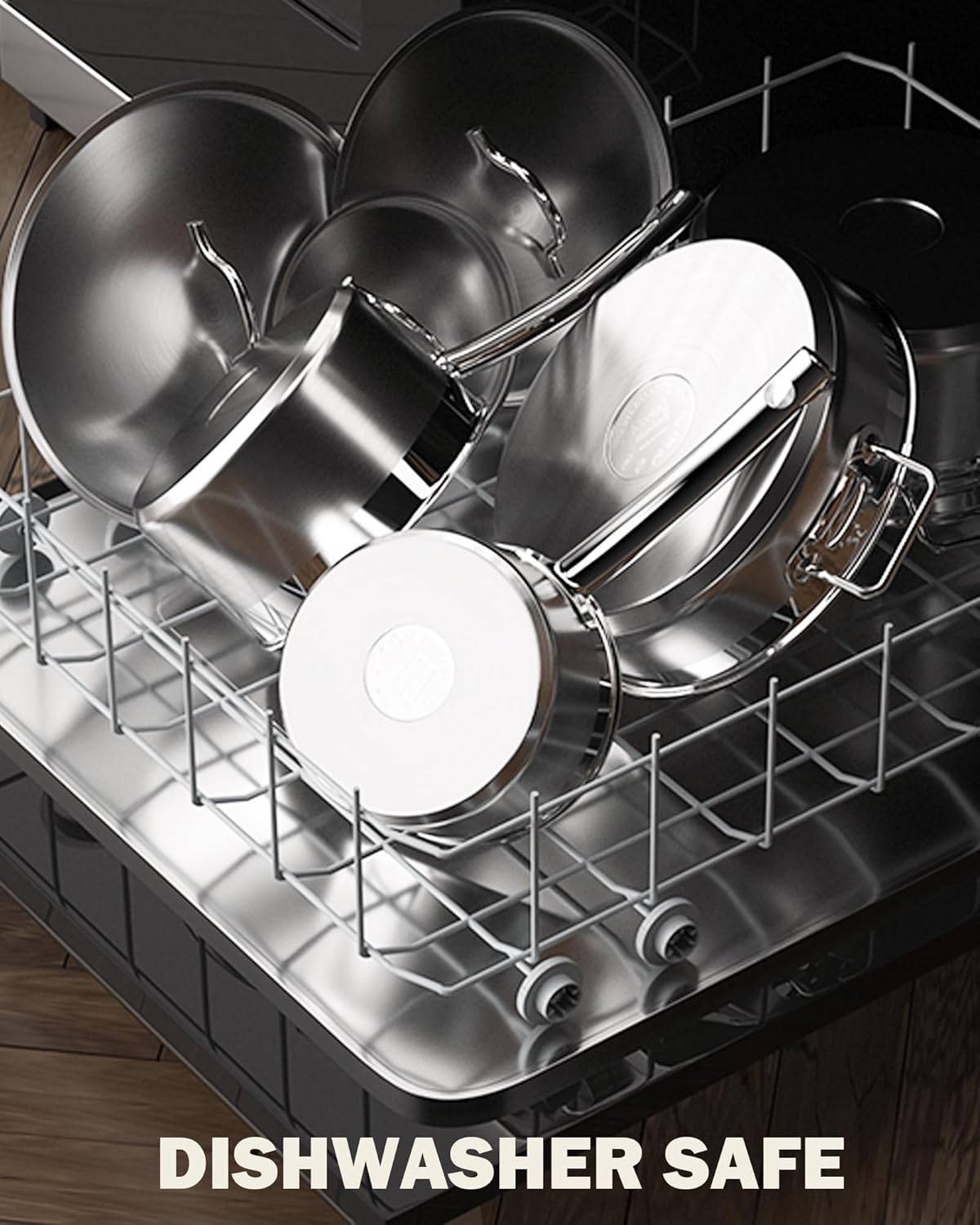 Cooks Standard Deep Sauté Pan with Lid, 4-Quart Professional Deep Frying Pan 18 10 Stainless Steel Chef’s All Purpose Pan with Cover, Compatible with All Stovetops9
