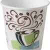 Dixie PerfecTouch 10 Oz. Insulated Paper Hot Coffee Cup by GP PRO (Georgia-Pacific), Coffee Haze, 92959, 1,000 Count (50 Cups Per Sleeve, 20 Sleeves Per Case), Coffee Haze