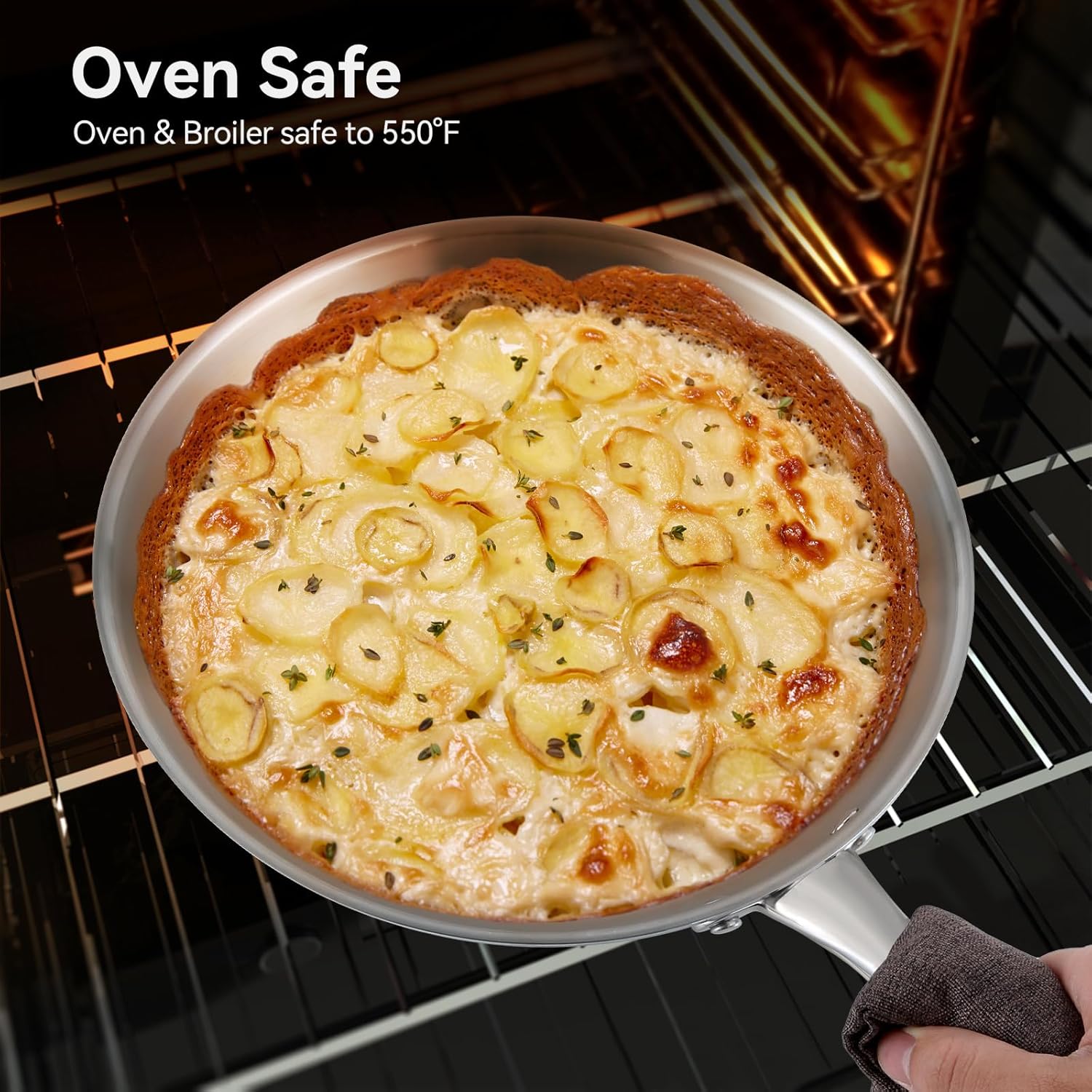 Duxtop Whole-Clad Tri-Ply Stainless Steel Induction Cookware Set, 9PC Kitchen Pots and Pans Set7