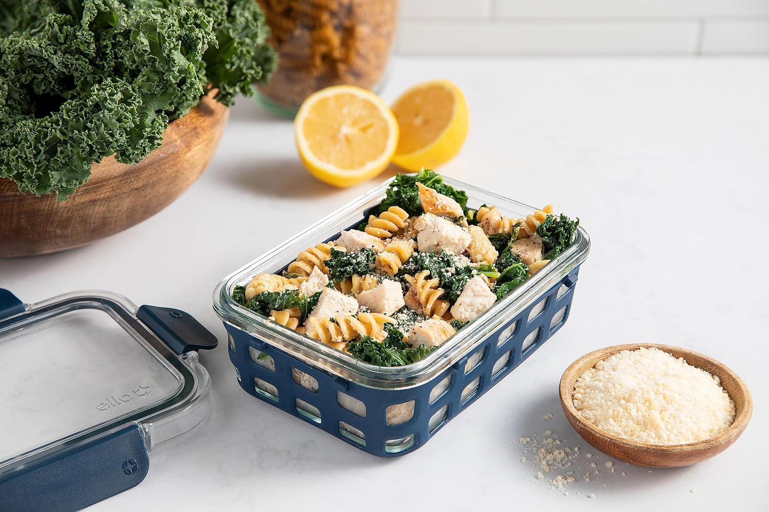 Ello Duraglass Mixed Meal Prep Sets Leak-Proof Glass Food Storage Containers with Silicone Sleeves and Airtight BPA-Free Lids, Dishwasher, Microwave, and Freezer Safe8