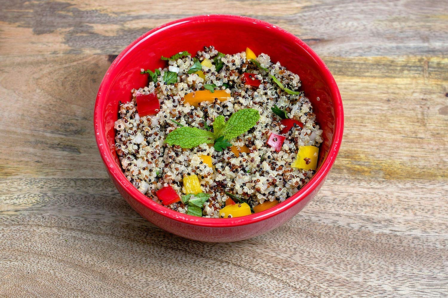 Food to Live Organic Tri-Color Quinoa, 10 Pounds — Non-GMO, Three-Color Blend of White, Black, and Red, Whole Grain, Non-Irradiated, Kosher, Vegan, Sproutable, Sirtfood, Good Source of Fiber, Protein7