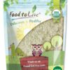 Food to Live Organic White Basmati Rice, 5 Pounds – Non-GMO, Long-Grain Rice Variety, Fragrant, Kosher, Vegan, Bulk. Non-Irradiated. Less Starch. High in Dietary Fiber. Great for Indian Dishes.