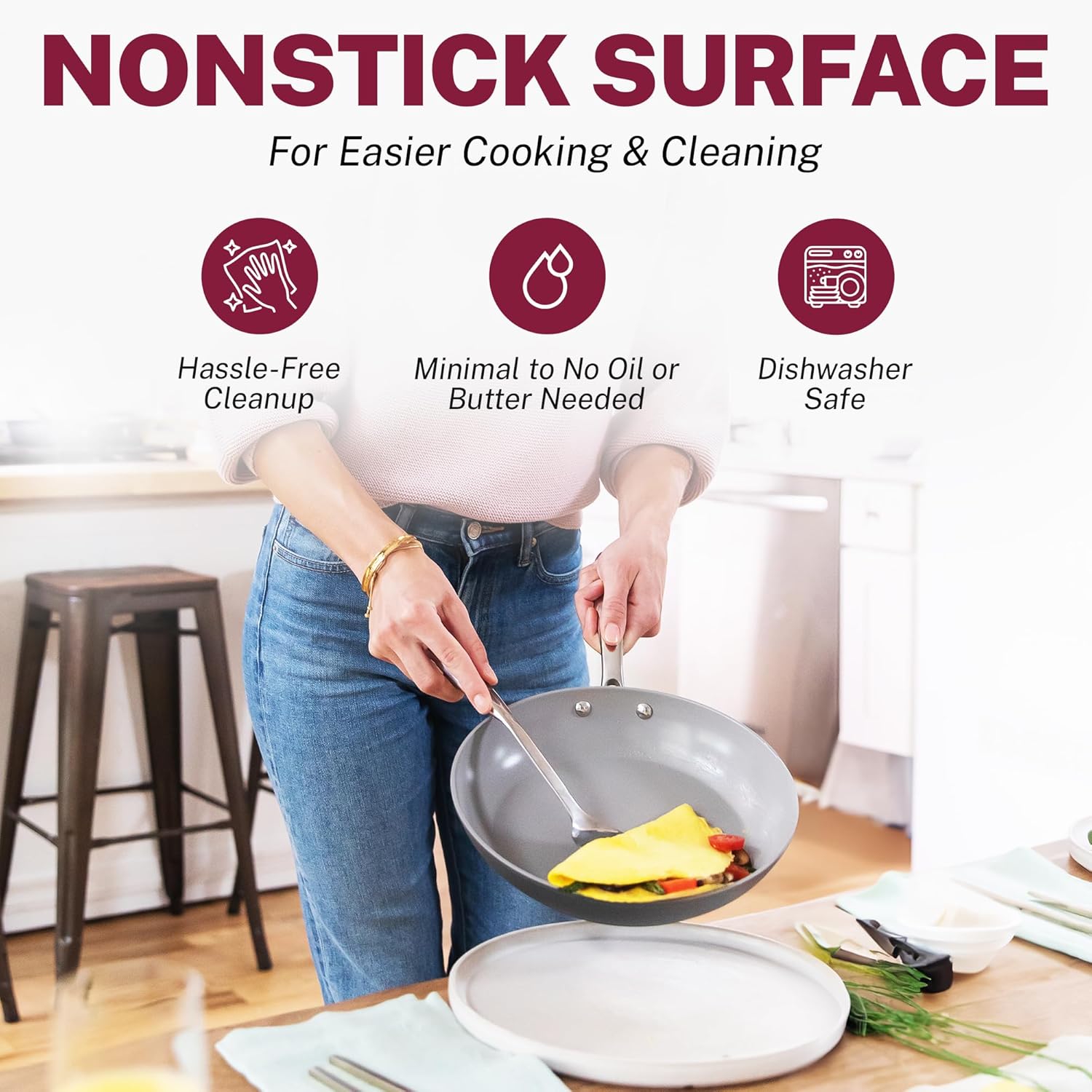 Granitestone 13 Pc Ceramic Pots and Pans Set Non Stick Cookware Set, Kitchen Cookware Sets, Pot and Pan Set, Hard Anodized Ceramic Cookware Set, Nonstick Cookware Set, Dishwasher Safe2