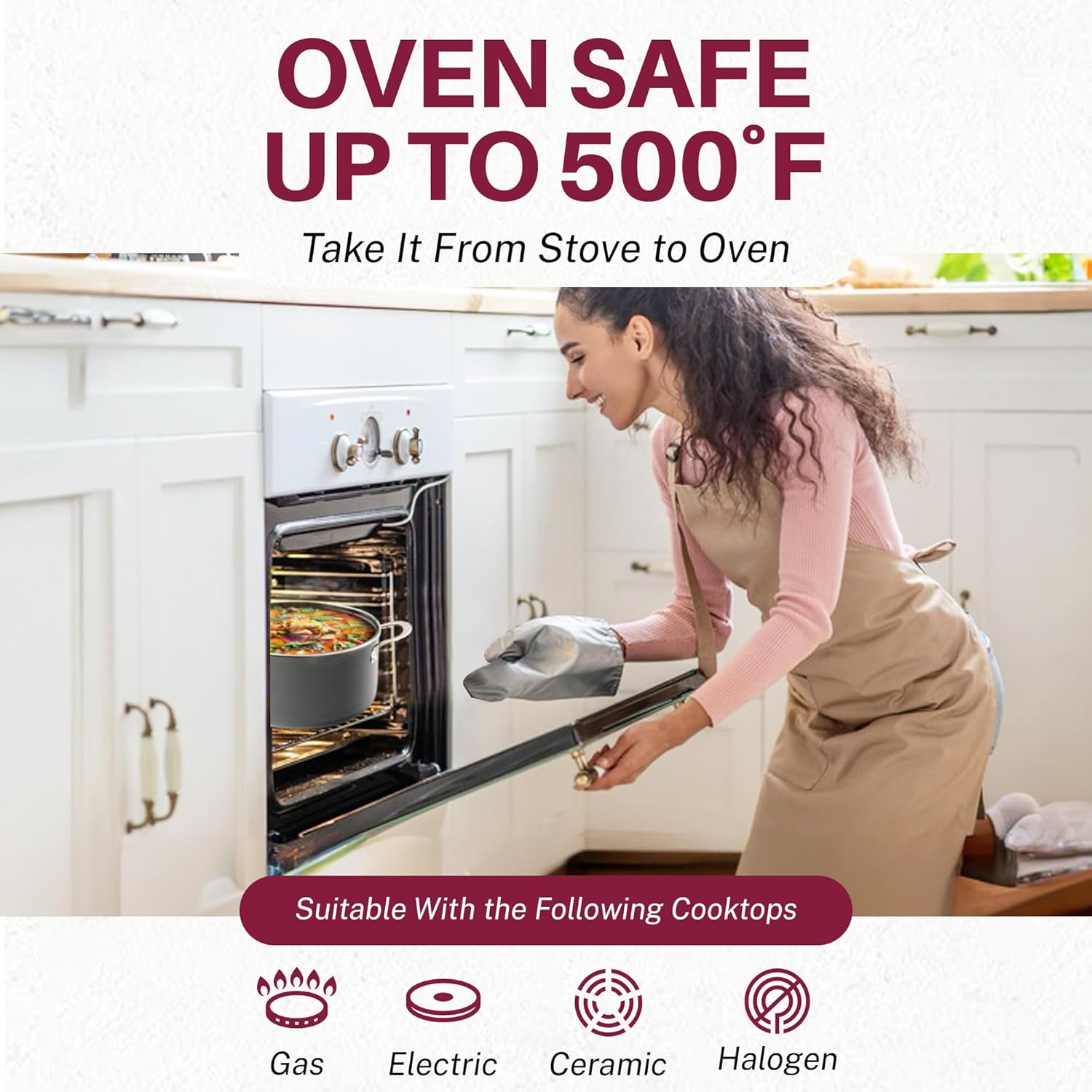 Granitestone 13 Pc Ceramic Pots and Pans Set Non Stick Cookware Set, Kitchen Cookware Sets, Pot and Pan Set, Hard Anodized Ceramic Cookware Set, Nonstick Cookware Set, Dishwasher Safe9