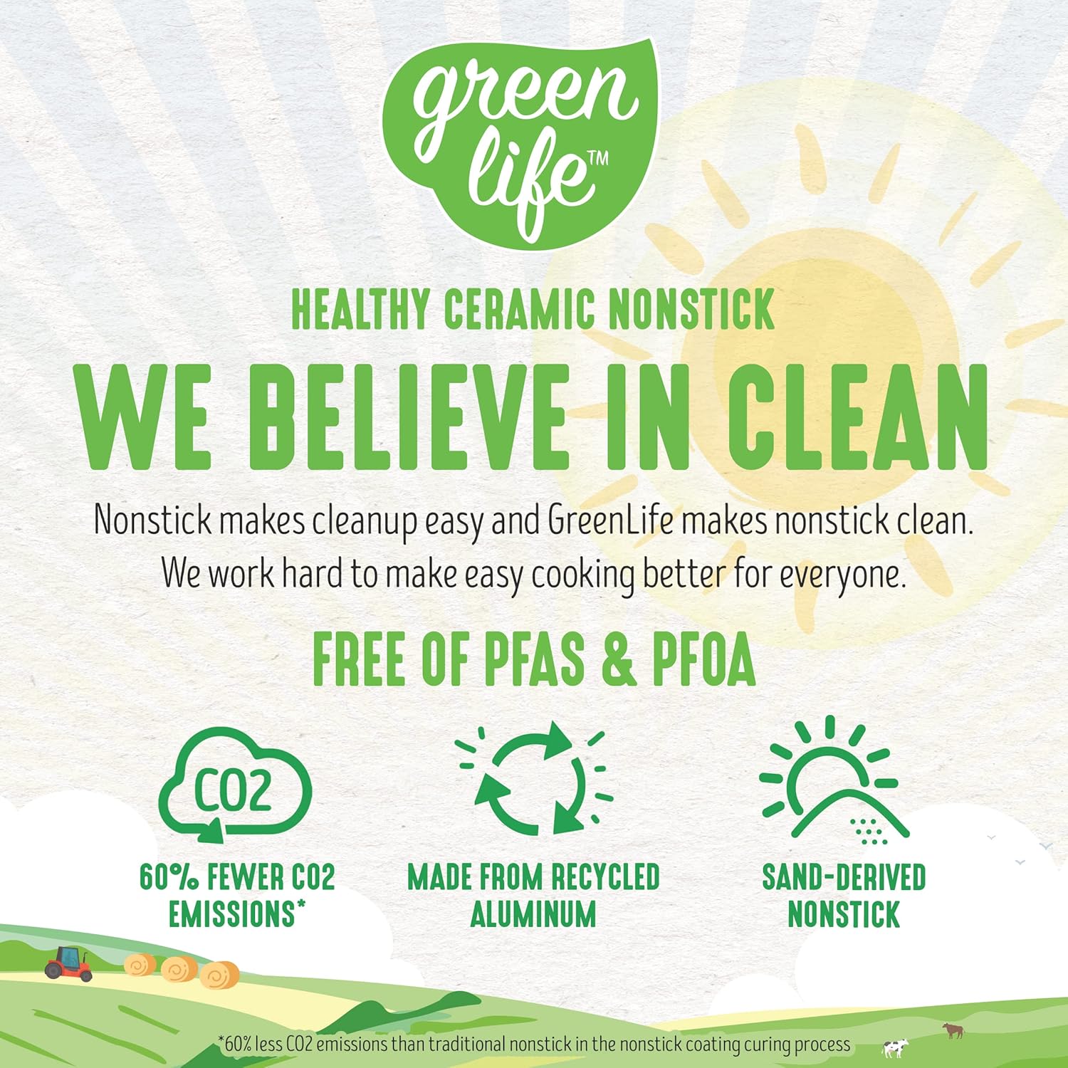 GreenLife Sandstone Healthy Ceramic Nonstick, 15 Piece Kitchen Cookware Pots and Frying Sauce Pans Set, PFAS- Free, Dishwasher Safe, Blue8