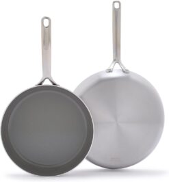 GreenPan GP5 Stainless Steel 5-Ply Healthy Ceramic Nonstick 10
