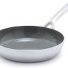 GreenPan GP5 Stainless Steel 5-Ply Healthy Ceramic Nonstick 8" Frying Pan Skillet, Scratch Resistant, Induction, Dishwasher & Oven Safe, PFAS-Free