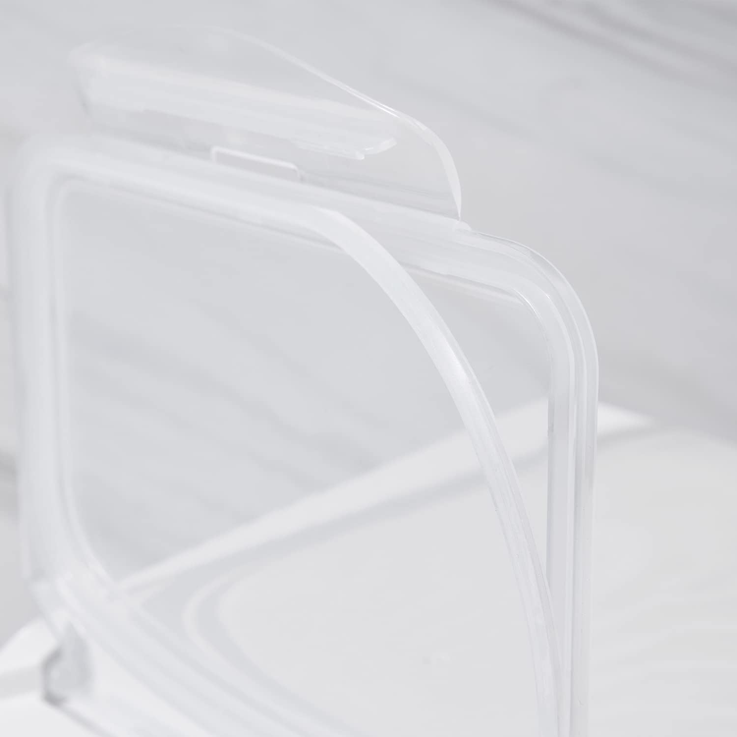 HANAMYA 15 Liter 30 lbs Rice Storage Container with Measuring Cup, BPA free, For Rice Grain Pet Food Flour, 1 count, Clear8