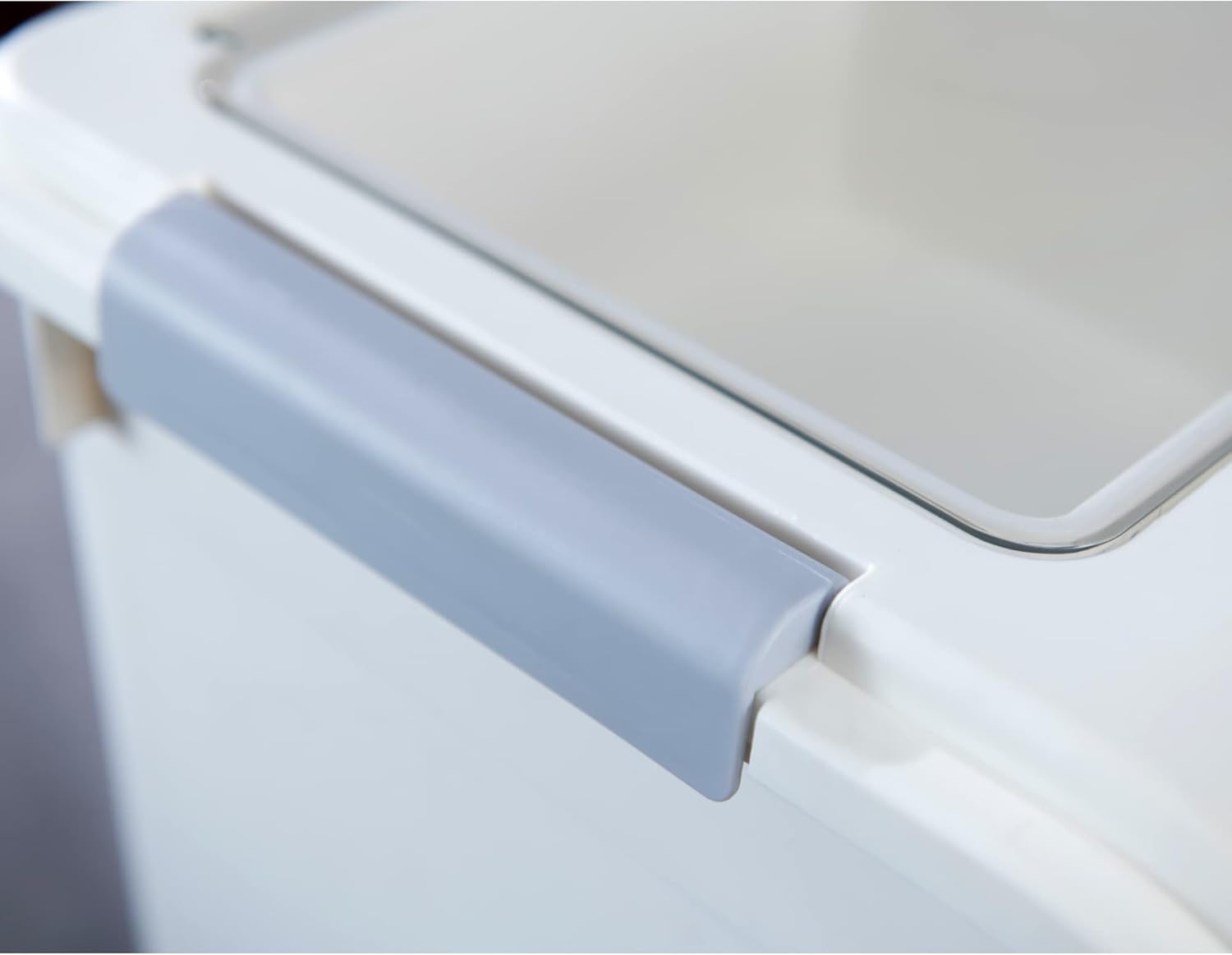 HANAMYA 15 Liter 30 lbs Rice Storage Container with Measuring Cup, BPA free, For Rice Grain Pet Food Flour, 1 count, White8