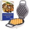 Hong Kong Egg Waffle Maker by StarBlue with BONUS recipe e-book - Make Hong Kong Style Bubble Egg Waffle in 5 minutes AC 120V, 60Hz 760W