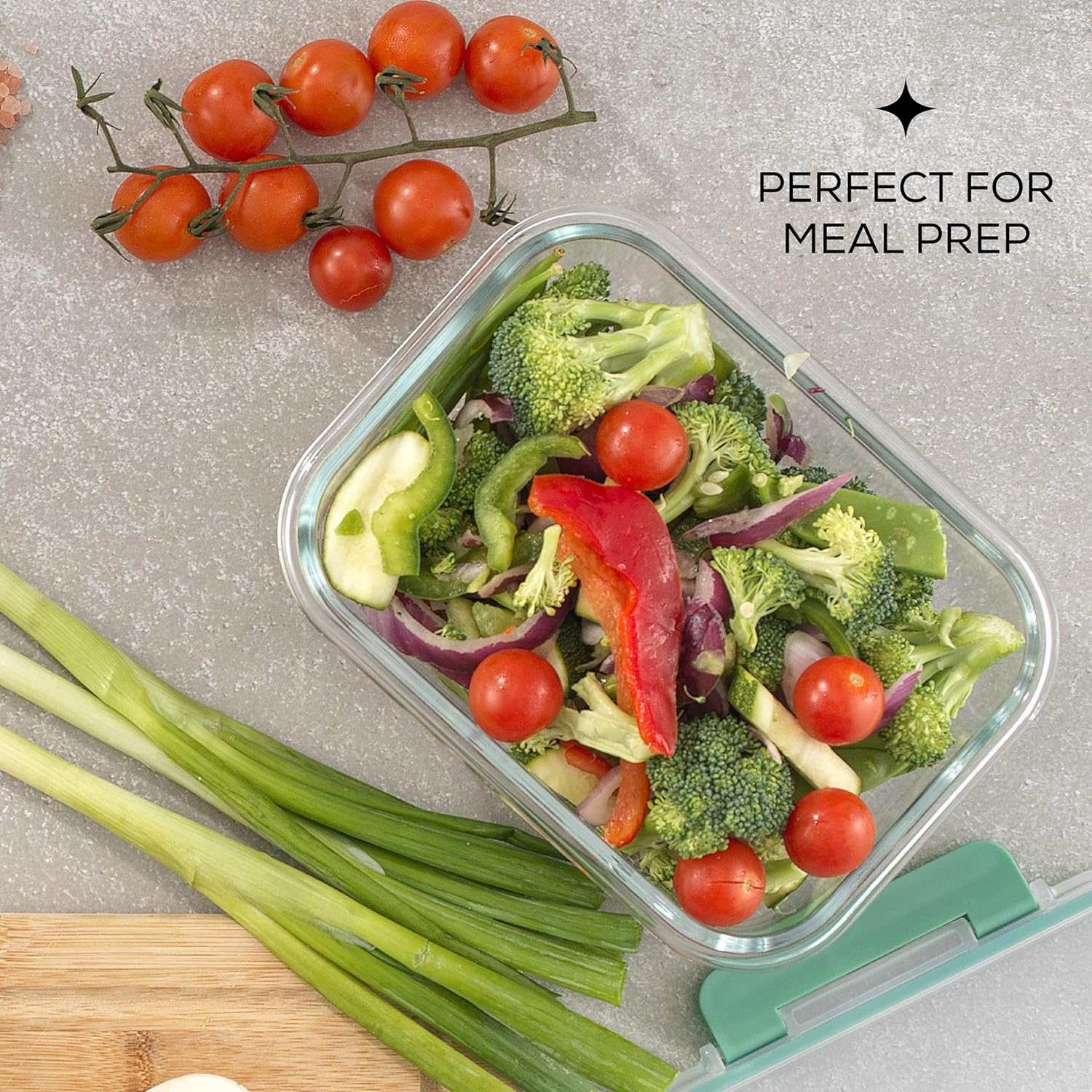 JoyJolt 24pc Fluted Glass Storage Containers with Lids. 12 Airtight, Freezer Safe Food Storage Containers, Pantry Kitchen Storage Containers, Glass Meal Prep Containers for Lunch, Green5